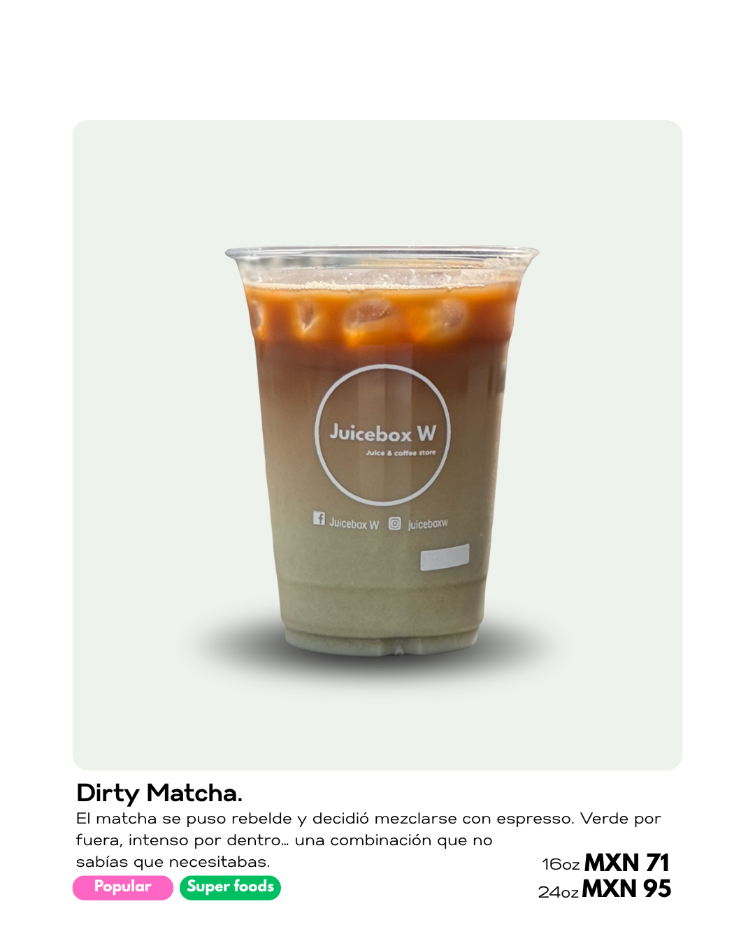 Café helado Juicebox W