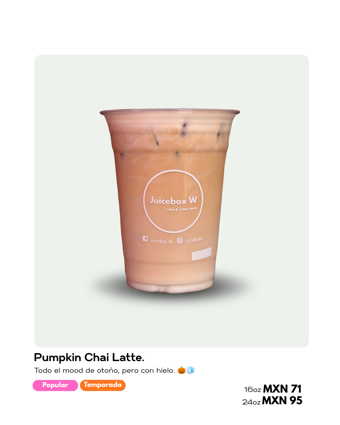 Café helado Juicebox W