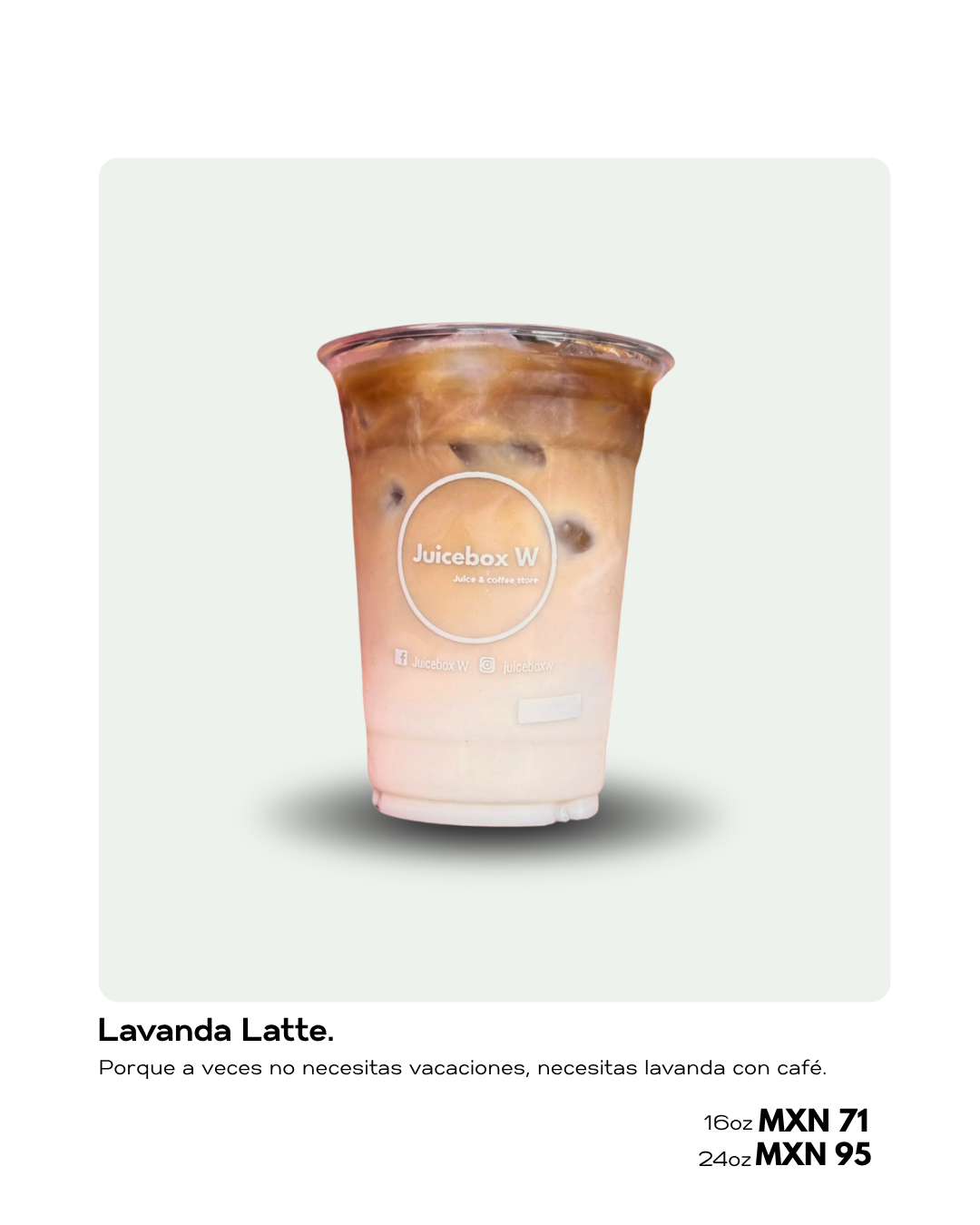 Café helado Juicebox W
